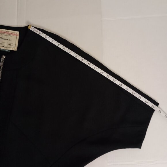 Cartonnier Anthropologie Black Oversized Cropped Jacket Size Small/Medium - Picture 12 of 14